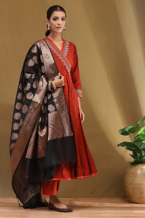 Pastal Pink Embroidered Kurta
